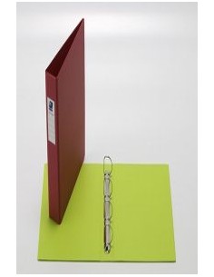 CARPETA Fº 4 ANILLAS 40 MM PVC ROSA FUN COLOR